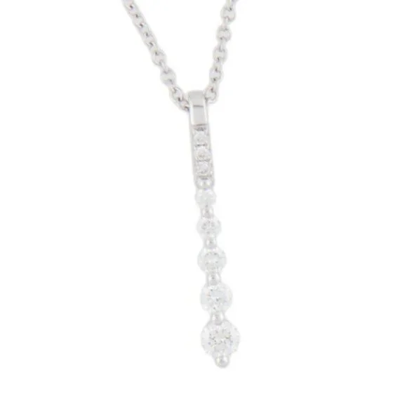 BONY LEVY 18K WHITE GOLD DIAMOND DROP PENDANT NECKLACE FROM NORDSTROM